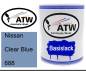 Preview: Nissan, Clear Blue, 688: 1L Lackdose, von ATW Autoteile West.